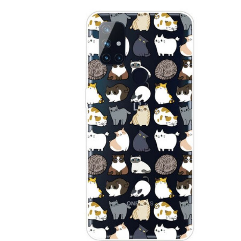 Capa De Celular Para OnePlus Nord N10 Top Cats