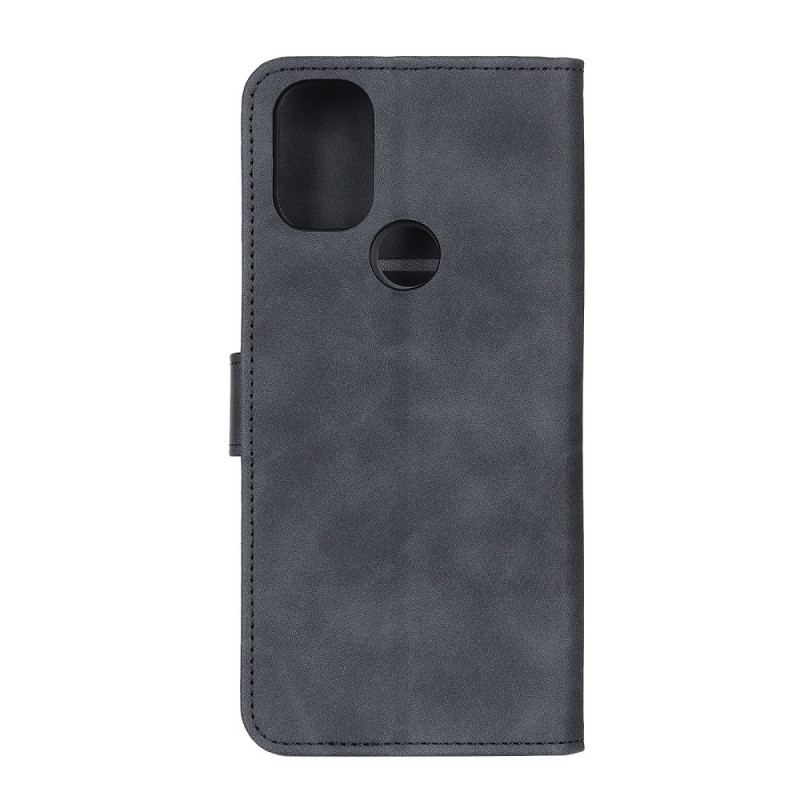 Capa De Couro Para OnePlus Nord N10 Efeito Couro Vintage Khazneh