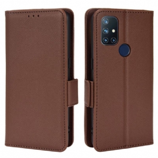 Capa De Couro Para OnePlus Nord N10 Flip Aba Dupla Novas Cores