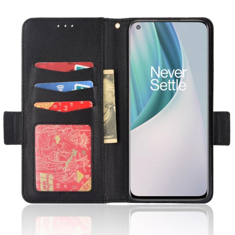 Capa De Couro Para OnePlus Nord N10 Flip Aba Dupla Novas Cores