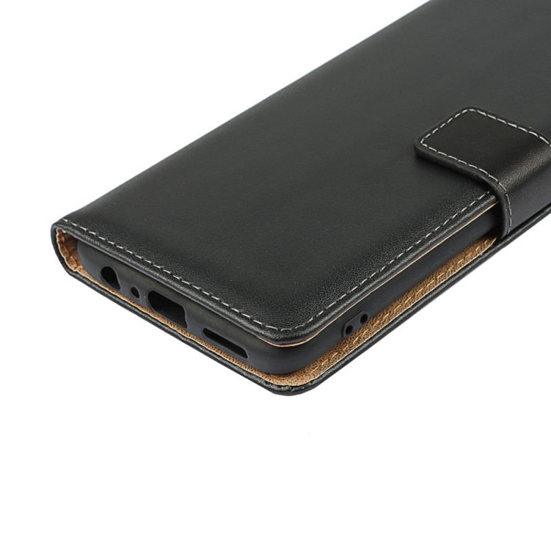 Capa Flip Para OnePlus Nord N10 Cor De Couro Genuíno