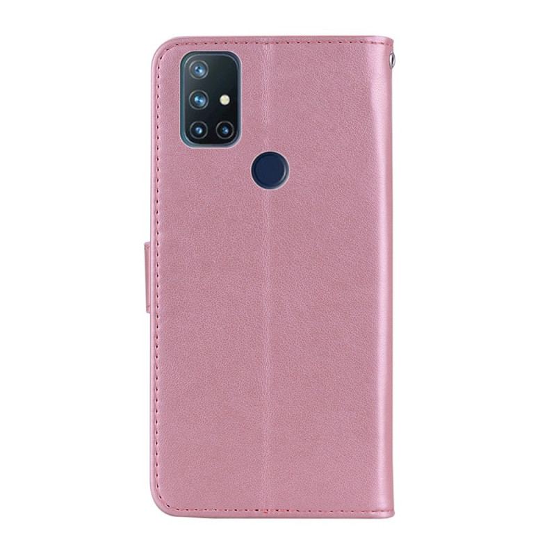 Capa Flip Para OnePlus Nord N10 Coruja Mandala E Charme