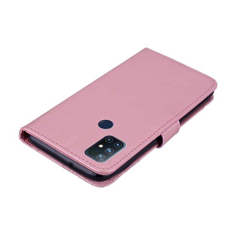 Capa Flip Para OnePlus Nord N10 Coruja Mandala E Charme