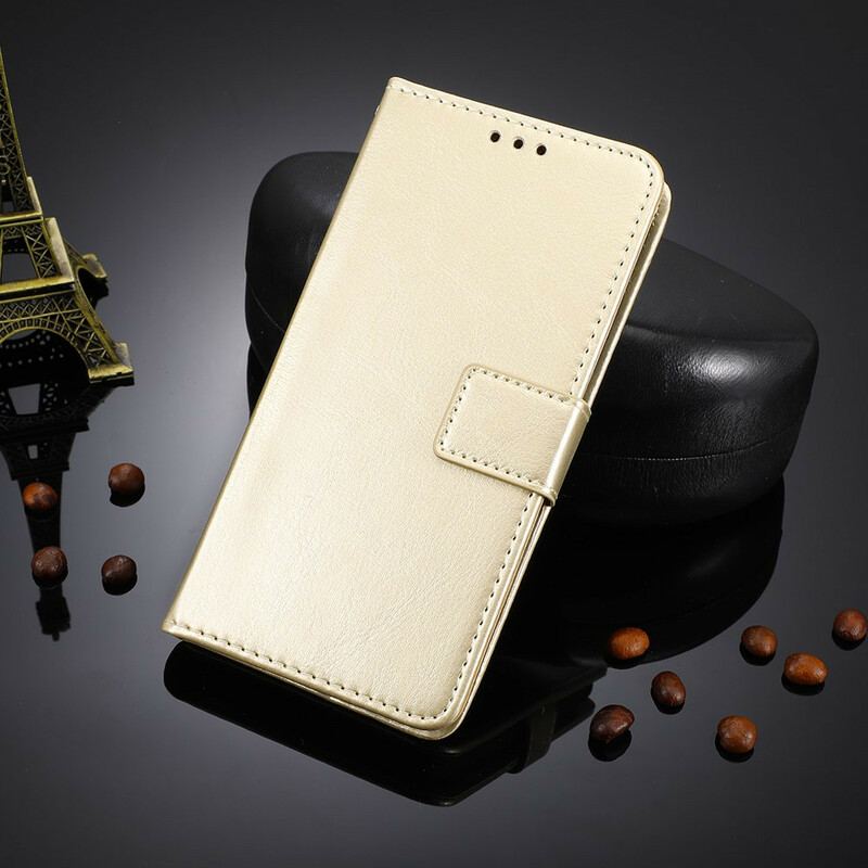 Capa Flip Para OnePlus Nord N10 Couro Falso Chamativo