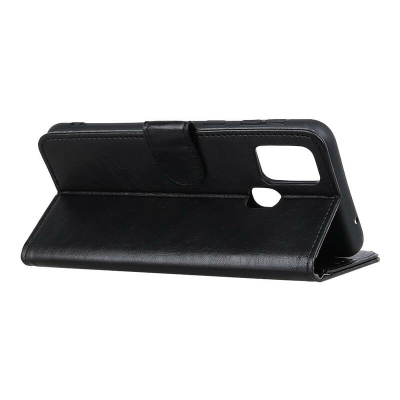 Capa Flip Para OnePlus Nord N10 Couro Sintético Texturizado