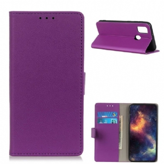 Capa Flip Para OnePlus Nord N10 Efeito Couro Clássico