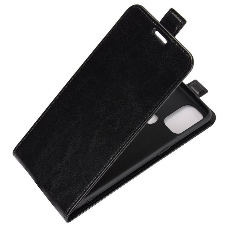 Capa Folio Para OnePlus Nord N10 Flip Efeito De Couro Com Aba Vertical