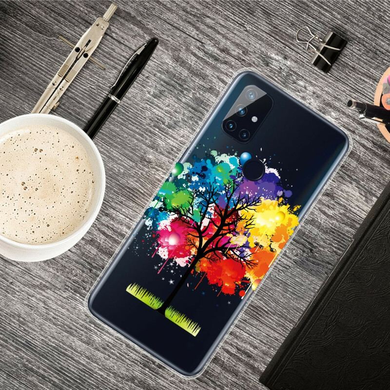 Capa Para OnePlus Nord N10 Árvore Aquarela Perfeita