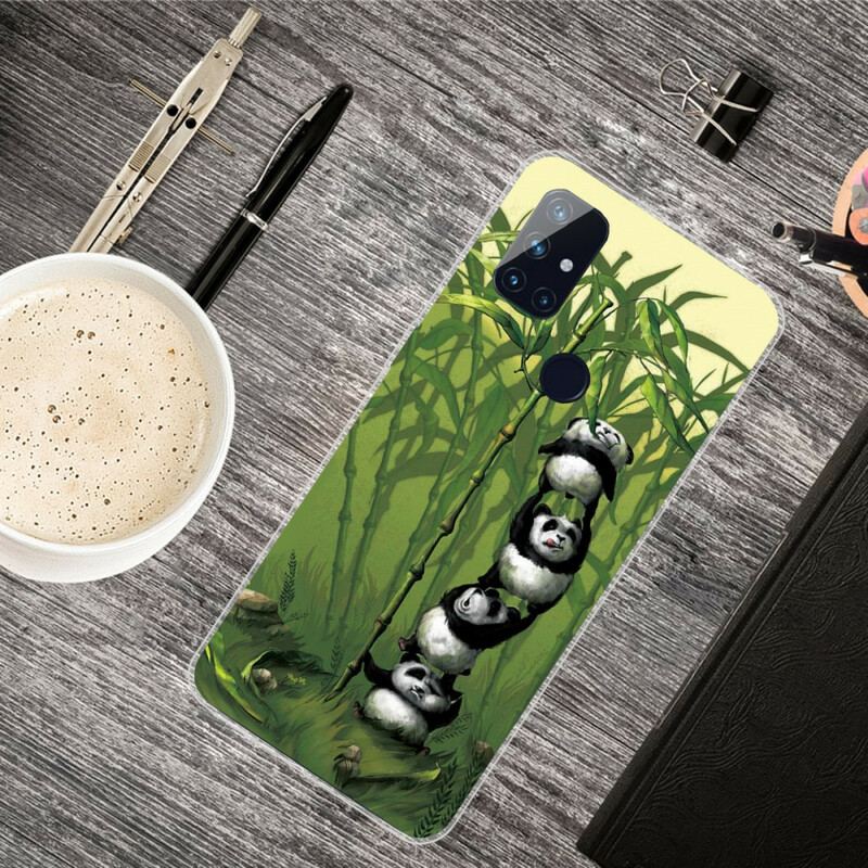 Capa Para OnePlus Nord N10 Bando De Pandas