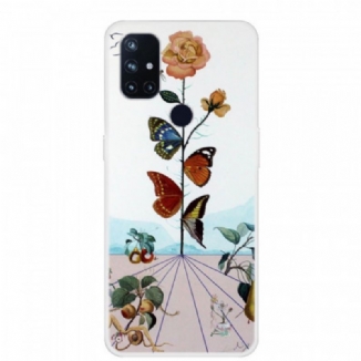 Capa Para OnePlus Nord N10 Borboletas Da Natureza