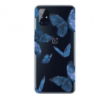 Capa Para OnePlus Nord N10 Borboletas Selvagens