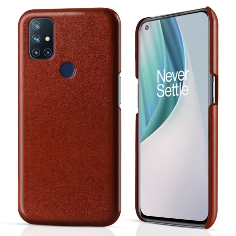 Capa Para OnePlus Nord N10 Efeito Couro Ksq