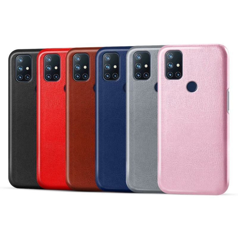 Capa Para OnePlus Nord N10 Efeito Couro Ksq