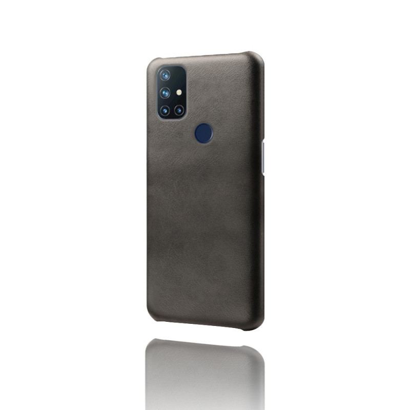 Capa Para OnePlus Nord N10 Efeito Couro Ksq