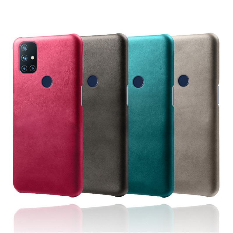 Capa Para OnePlus Nord N10 Efeito Couro Ksq