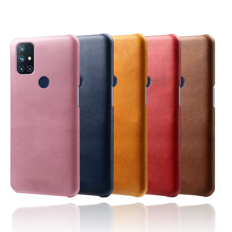 Capa Para OnePlus Nord N10 Efeito Couro Ksq