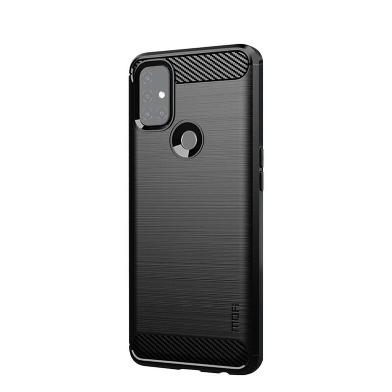 Capa Para OnePlus Nord N10 Fibra De Carbono Escovada Mofi