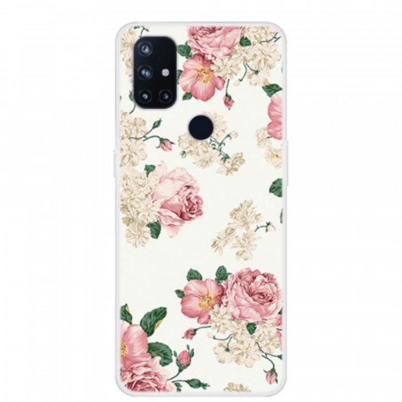 Capa Para OnePlus Nord N10 Flores Da Liberdade