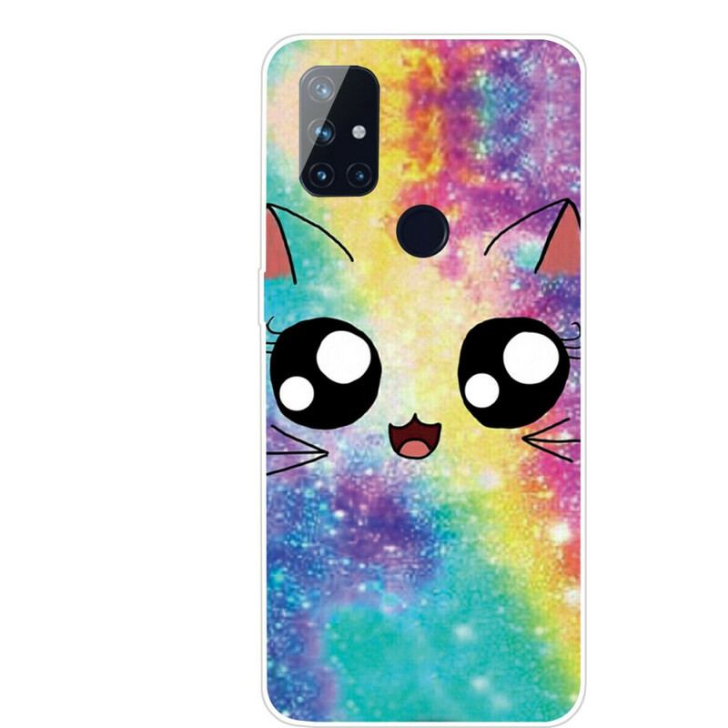 Capa Para OnePlus Nord N10 Gato De Desenho Animado