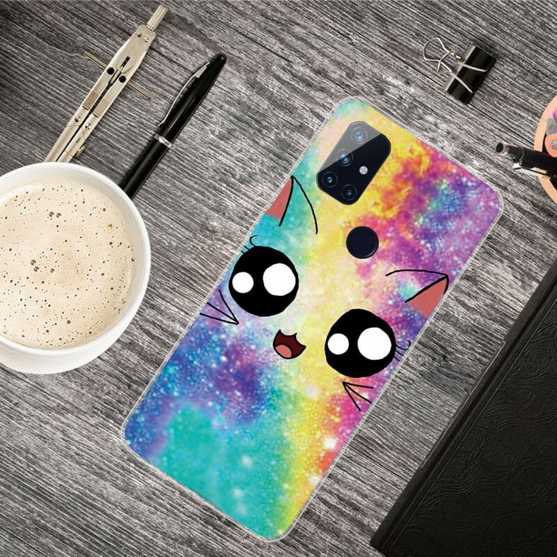 Capa Para OnePlus Nord N10 Gato De Desenho Animado