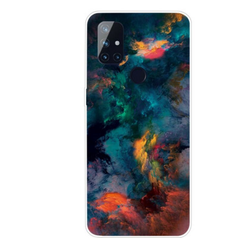 Capa Para OnePlus Nord N10 Nuvens Coloridas