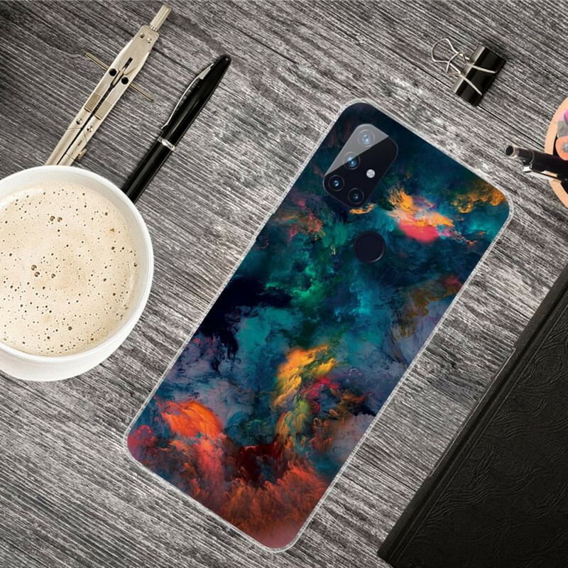 Capa Para OnePlus Nord N10 Nuvens Coloridas