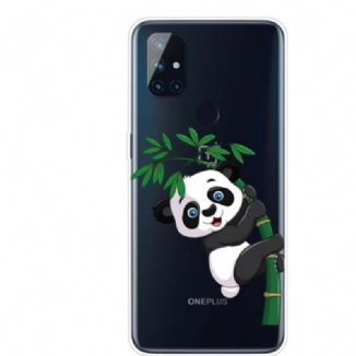 Capa Para OnePlus Nord N10 Panda Sem Costura Em Bambu