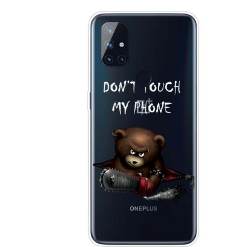 Capa Para OnePlus Nord N10 Urso Perigoso