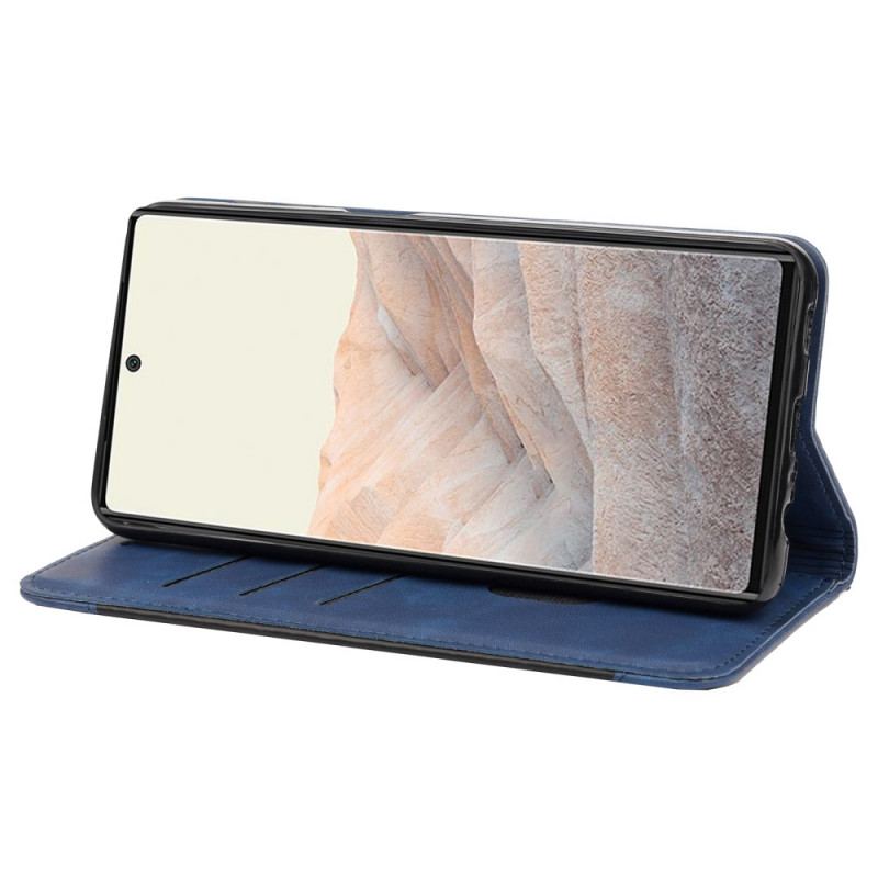 Capa De Celular Para Google Pixel 6A Flip Assinatura De Dois Tons