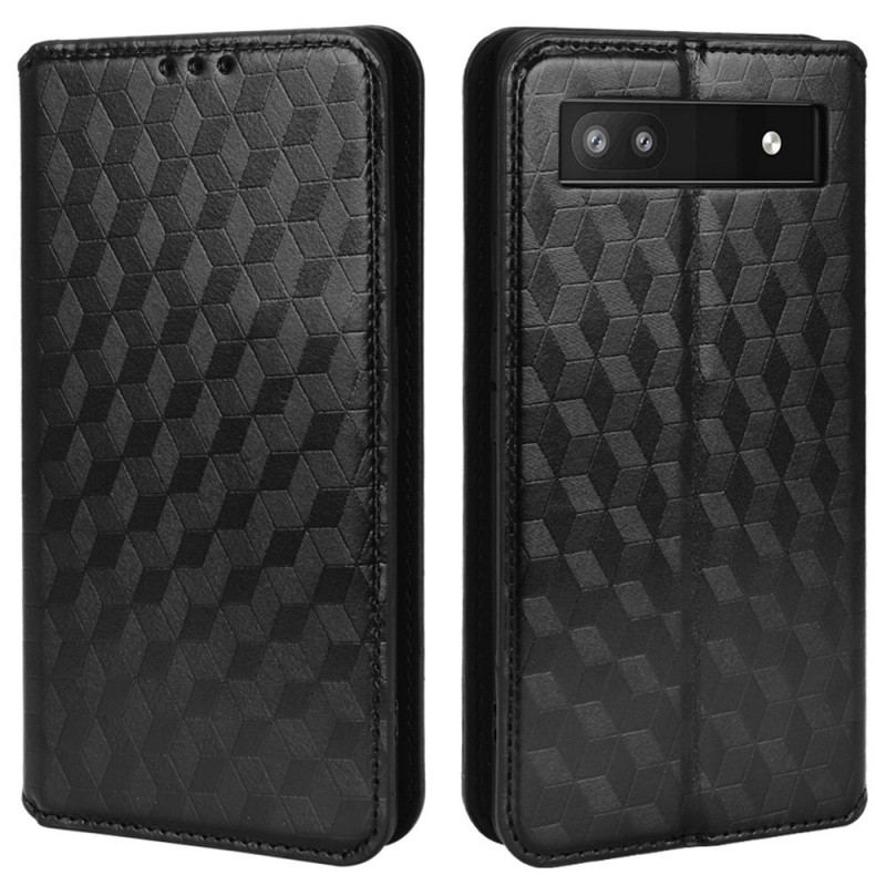 Capa De Celular Para Google Pixel 6A Flip Cubos 3d