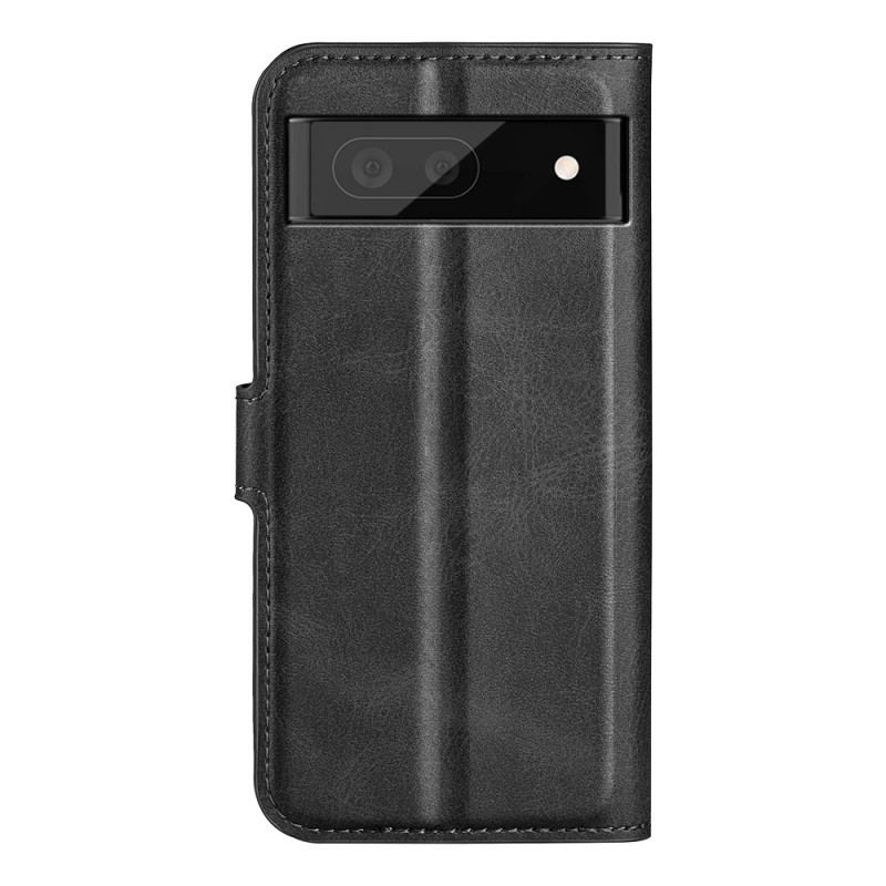 Capa De Couro Para Google Pixel 6A Estilo De Couro Fino