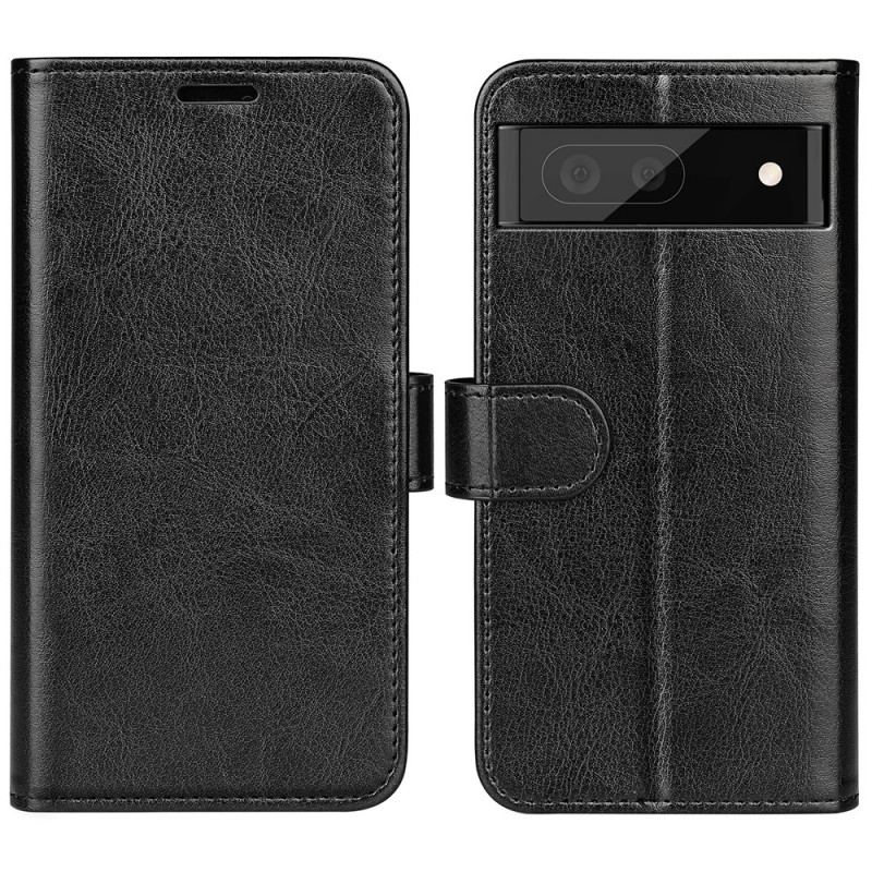 Capa De Couro Para Google Pixel 6A Couro Sintético Retrô