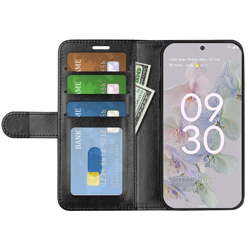 Capa De Couro Para Google Pixel 6A Couro Sintético Retrô