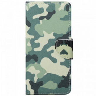 Capa Em Pele Para Google Pixel 6A Camuflar