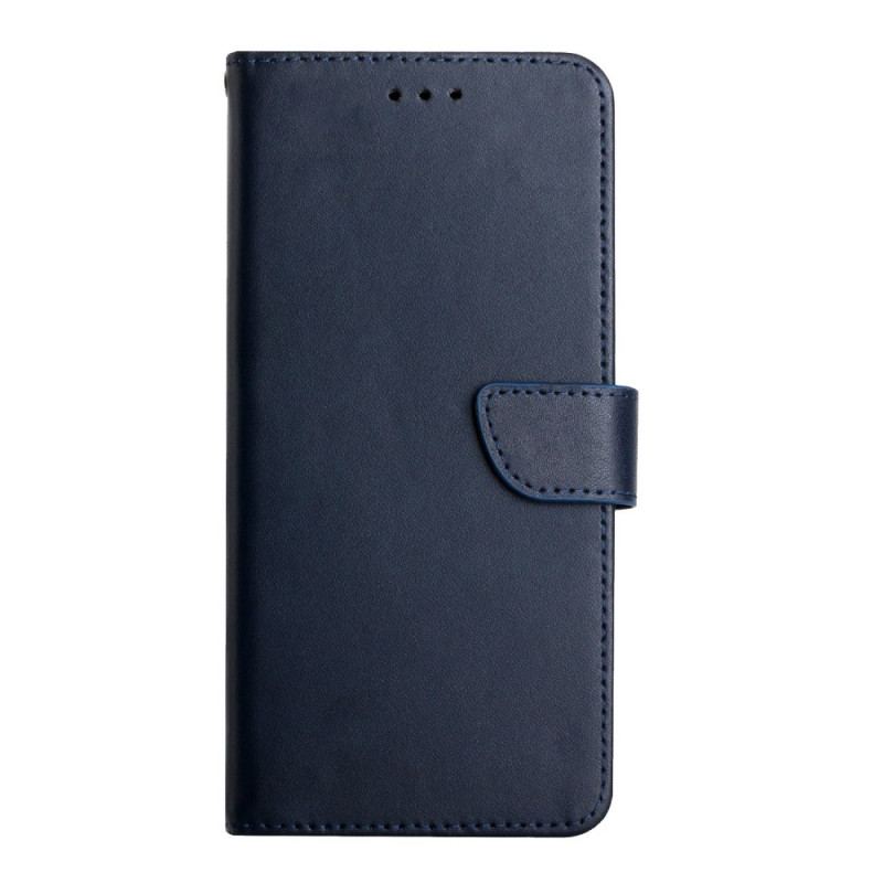 Capa Flip Para Google Pixel 6A Couro Napa Genuíno