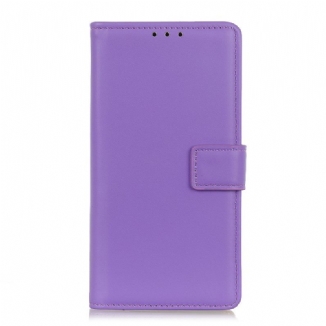 Capa Flip Para Google Pixel 6A Couro Sintético Liso