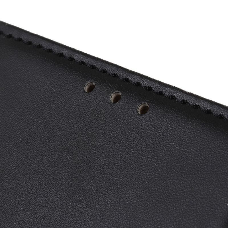 Capa Flip Para Google Pixel 6A Couro Sintético Liso