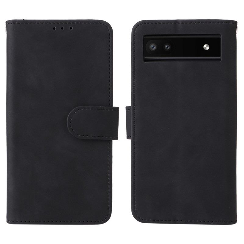 Capa Folio Para Google Pixel 6A De Cordão Strappy Skin-touch