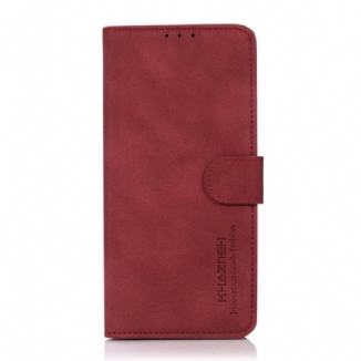 Capa Folio Para Google Pixel 6A Khazneh Moda Efeito Couro