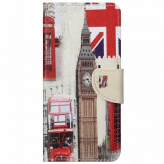 Capa Folio Para Google Pixel 6A Londres