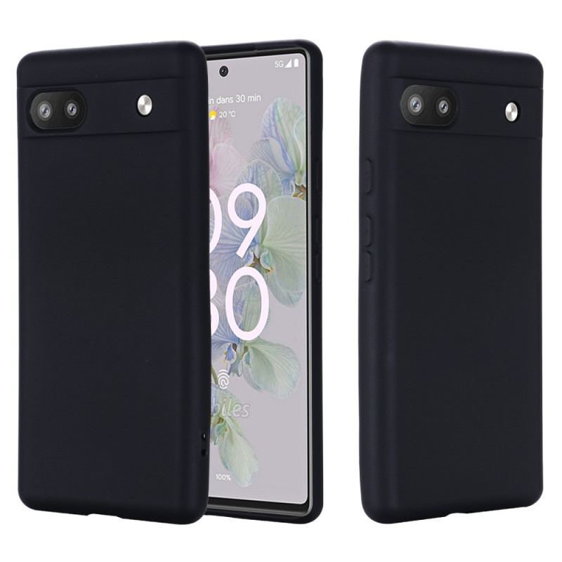 Capa Para Google Pixel 6A De Cordão Tiras De Silicone Líquido