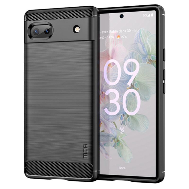 Capa Para Google Pixel 6A Fibra De Carbono Escovada Mofi