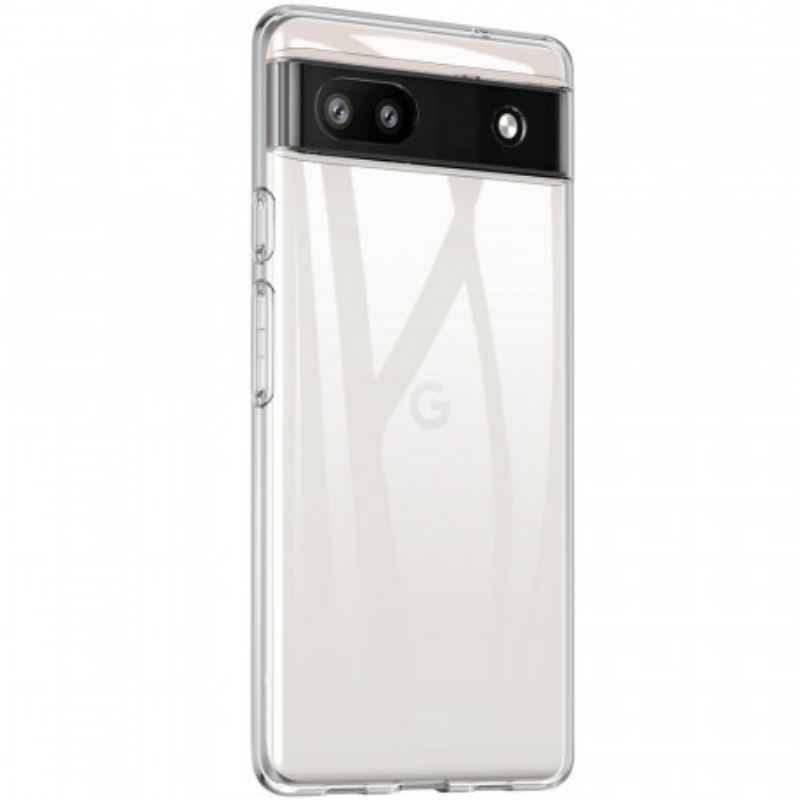 Capa Para Google Pixel 6A Silicone Flexível Transparente