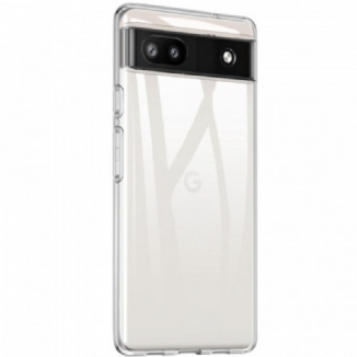 Capa Para Google Pixel 6A Silicone Flexível Transparente