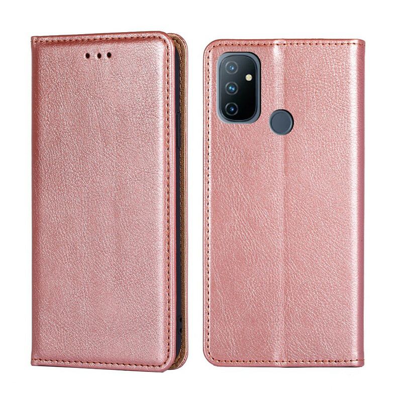 Capa De Celular Para OnePlus Nord N100 Flip Estilo De Couro Fino