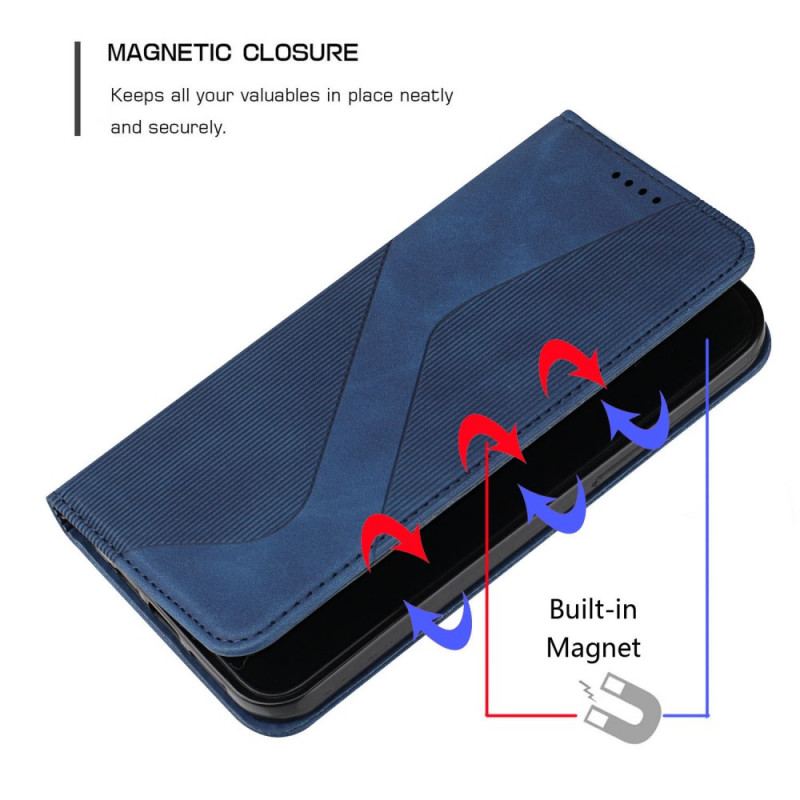 Capa De Celular Para OnePlus Nord N100 Flip Estilo De Couro S-design