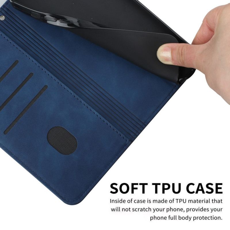 Capa De Celular Para OnePlus Nord N100 Flip Estilo De Couro S-design