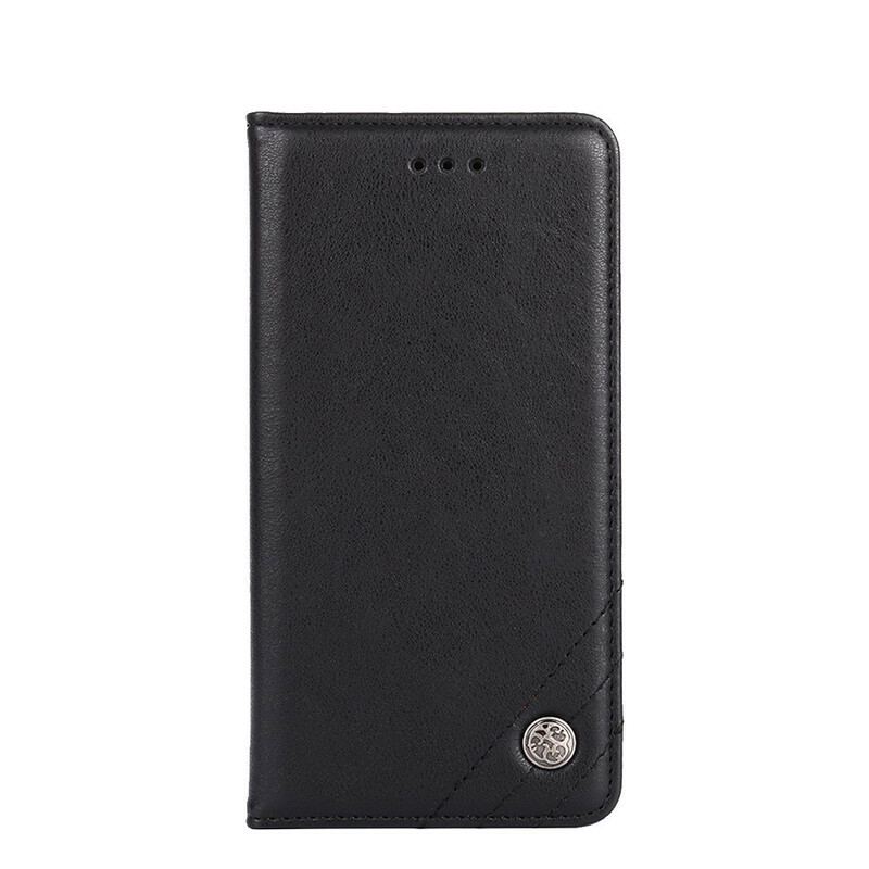 Capa De Celular Para OnePlus Nord N100 Flip Estilo Rebite De Couro