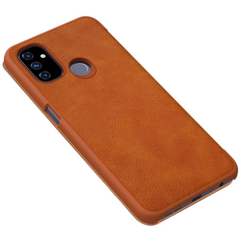 Capa De Celular Para OnePlus Nord N100 Flip Série Nillkin Qin