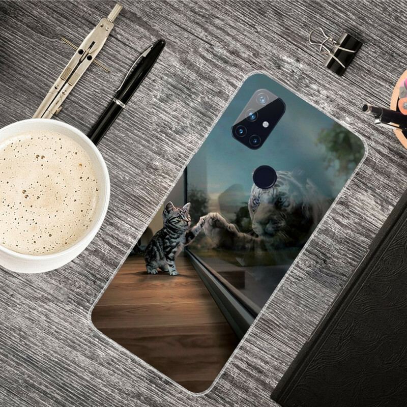 Capa De Celular Para OnePlus Nord N100 Sonho De Gatinho